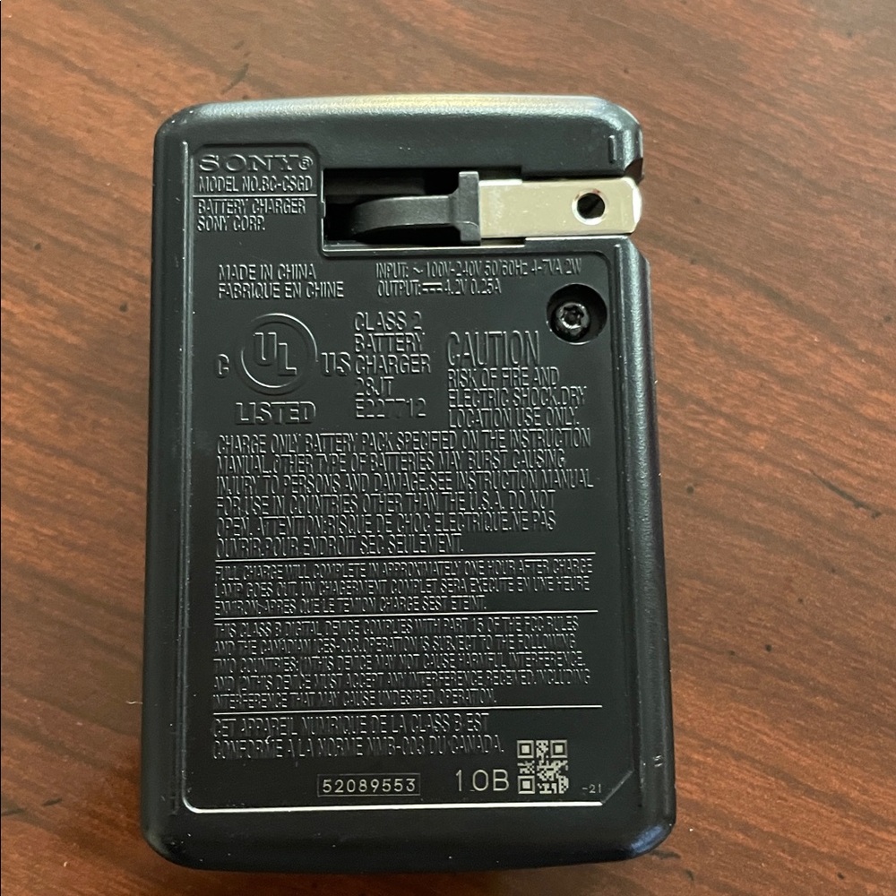 Sony BC-CSG Charger for NP-BG1 Battery Charger - Picture 4 of 5
